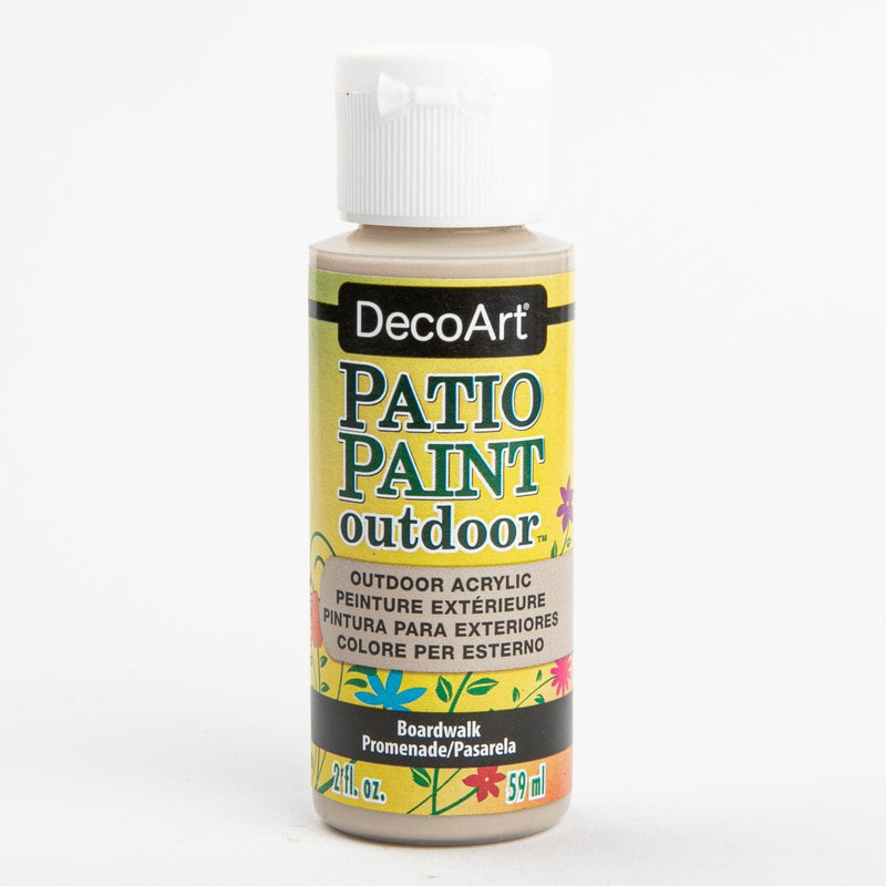 Light Goldenrod DecoArt Patio Paint 59ml Light Grey Outdoor Paint