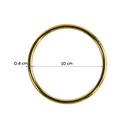 Dark Khaki MultiCraft Brass Rings-Round 10.2cm (2 Pieces) Craft Basics