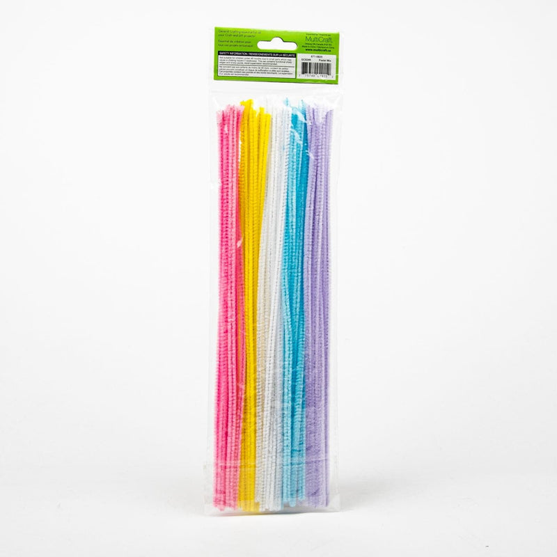 Gold Chenille Stems 6mm X 30cm  40/Pkg - Pastels Pipe Cleaners