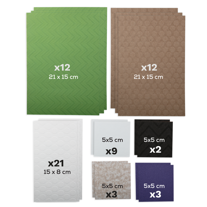 MultiCraft ScrapPack Textura Premium Cardstock Acid FreeAssorted Col