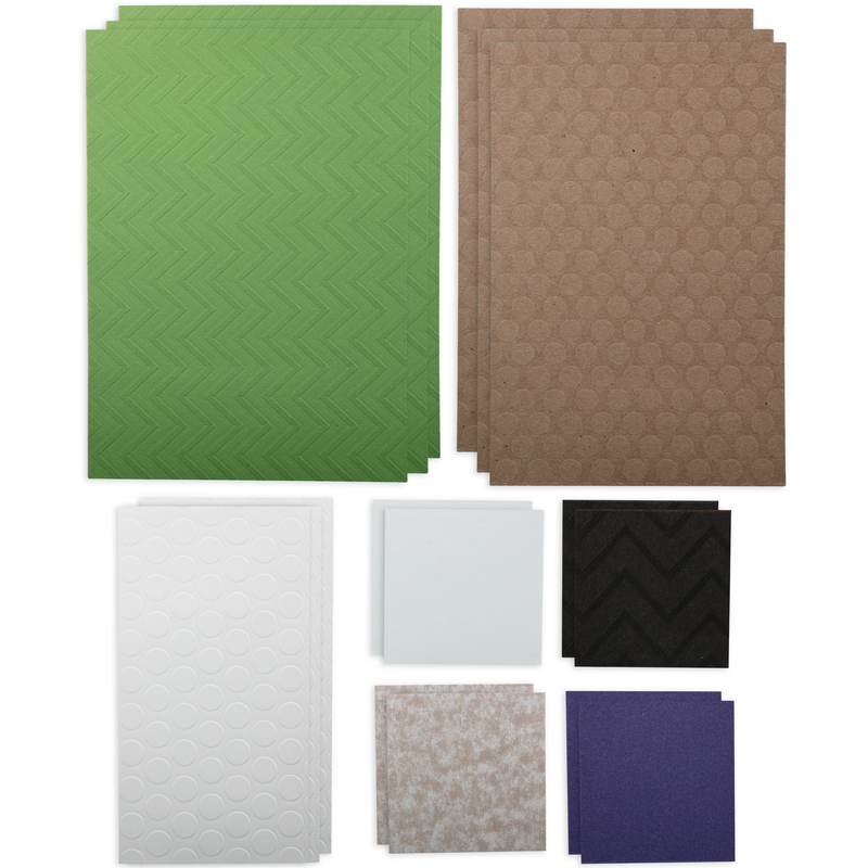 MultiCraft ScrapPack Textura Premium Cardstock Acid FreeAssorted Col