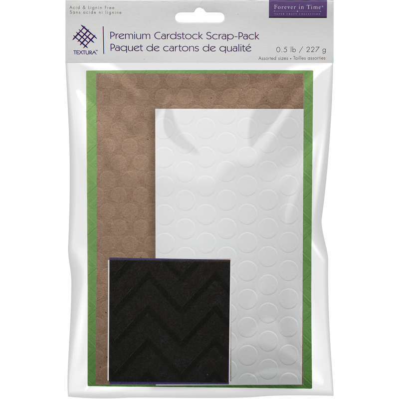 MultiCraft ScrapPack Textura Premium Cardstock Acid FreeAssorted Col