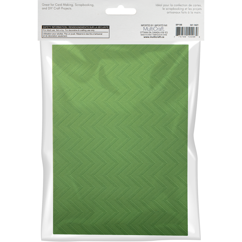 MultiCraft ScrapPack Textura Premium Cardstock Acid FreeAssorted Col