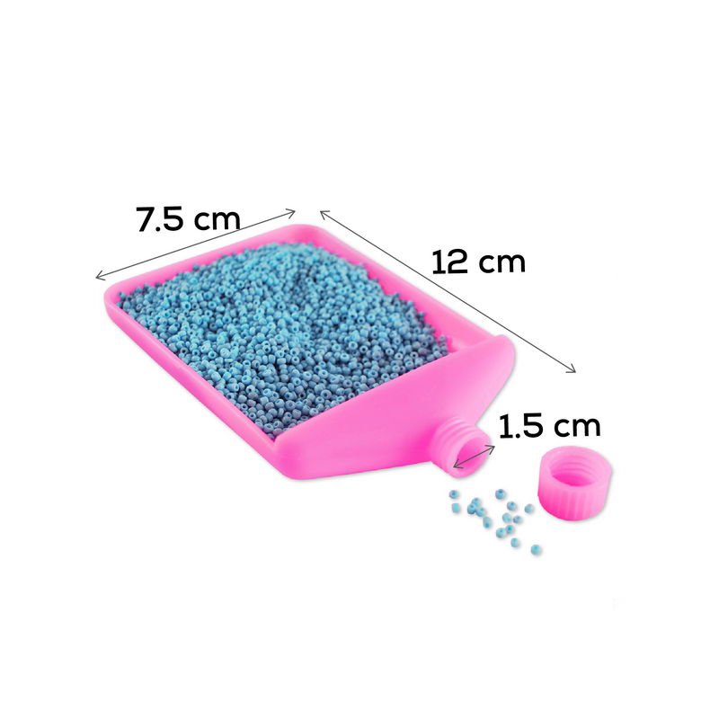 Plum MultiCraft Beading Jewellery Tool: Bead Funnel Tray With Cap (12cm) Jewelry Making