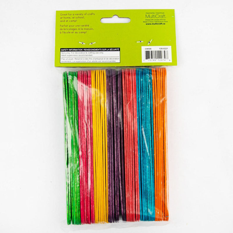 Tomato Jumbo Coloured Craft Sticks Kids Wood Craft