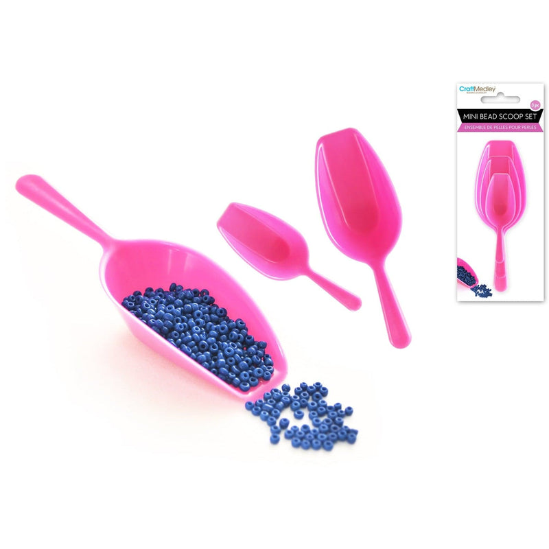 Dark Slate Blue MultiCraft Beading Jewellery Tool: Scoop-It Mini Bead Scoop Set (3 Pieces) Jewelry Making