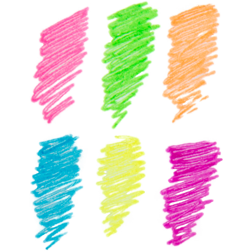 Light Goldenrod MultiCraft Color Flow Gel Pen 'Living In Color' Premium-Neons (6 Pack) Pens and Markers