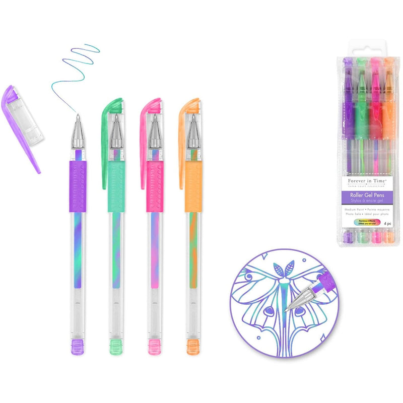 MultiCraft Scrapbook Gel Pens Acidfree and PhotoSafeRainbow Effects
