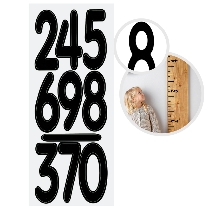 MultiCraft Paper Craft Sticker: Letters & Numbers Medley Clear-Letters Black  Bold 12.7x30.5cm MultiCraft It's a great price for the price