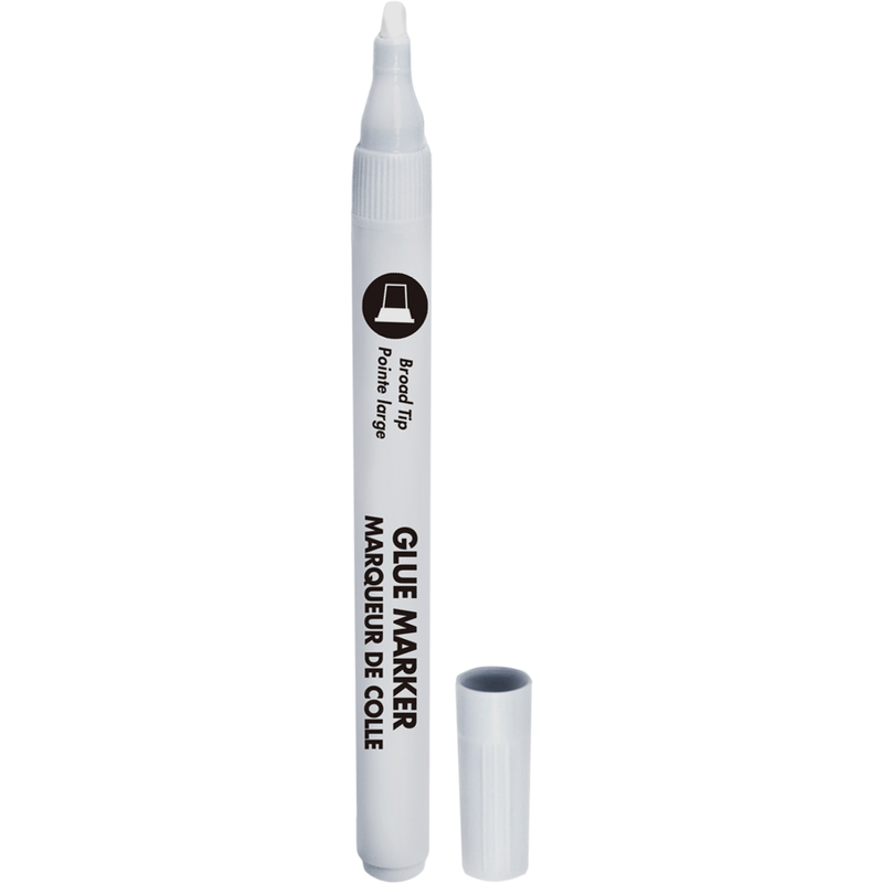 Light Gray MultiCraft Craft Medley Glue Marker, Broad Tip-Transparent 2g Craft Basics