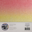 Rosy Brown MultiCraft Scrapbook Paper: Glam Glitter Cardstock-Ombre Pastel 15.2x15.2cm, 190gsm, 6 Colours (12 Sheets) Paper Craft