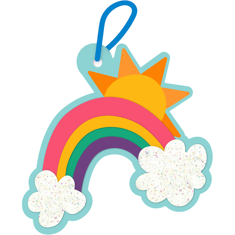 Powder Blue MultiCraft Krafty Kids Kit: DIY Foam With Ribbon-Rainbow (Makes 1) Kids Activites