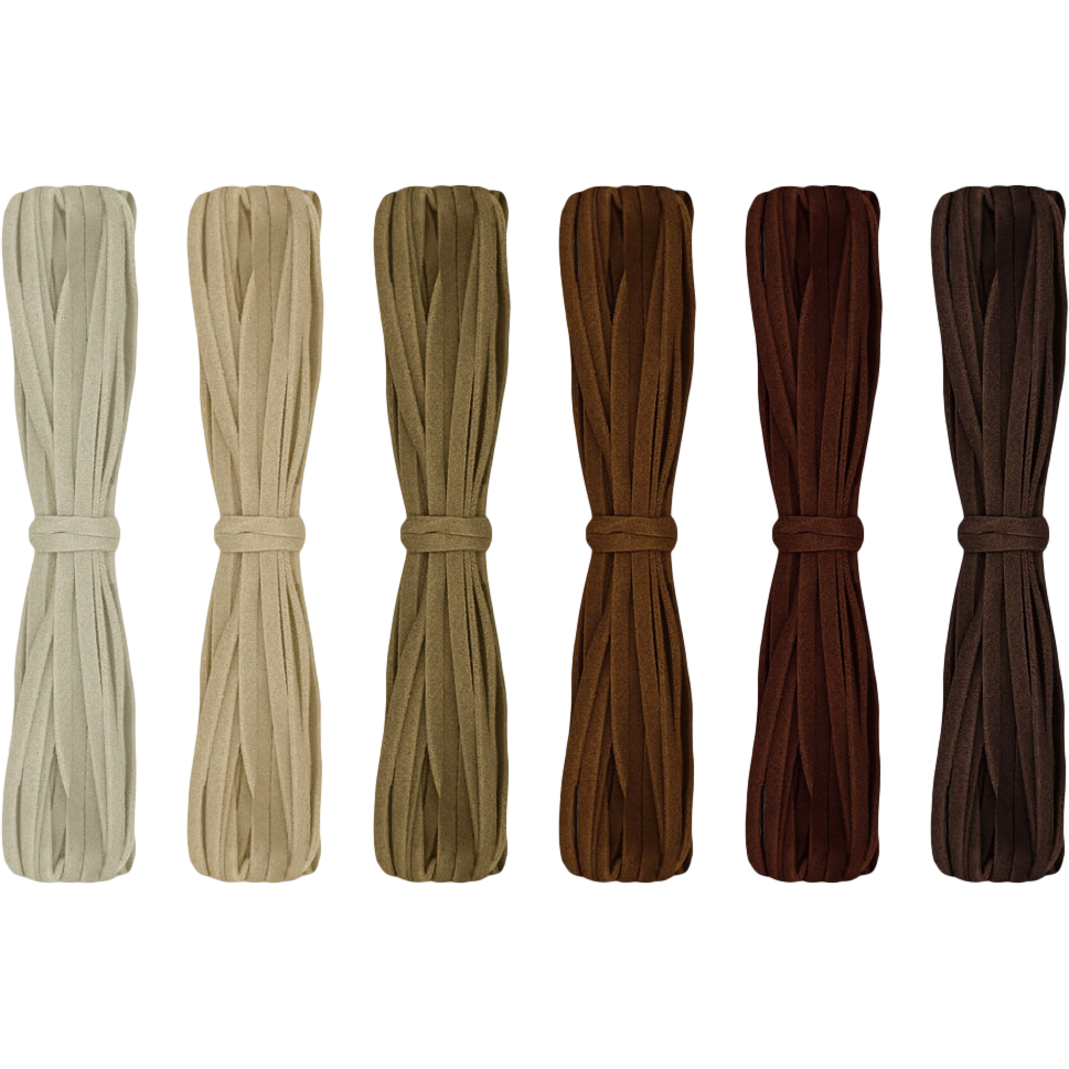 Rosy Brown MultiCraft Jewellery Craft Cord: Suede Look-Assorted Leatherette, 18m, (6 Colours) Jewelry Making