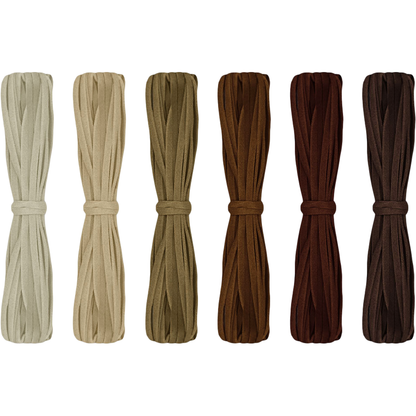 Rosy Brown MultiCraft Jewellery Craft Cord: Suede Look-Assorted Leatherette, 18m, (6 Colours) Jewelry Making