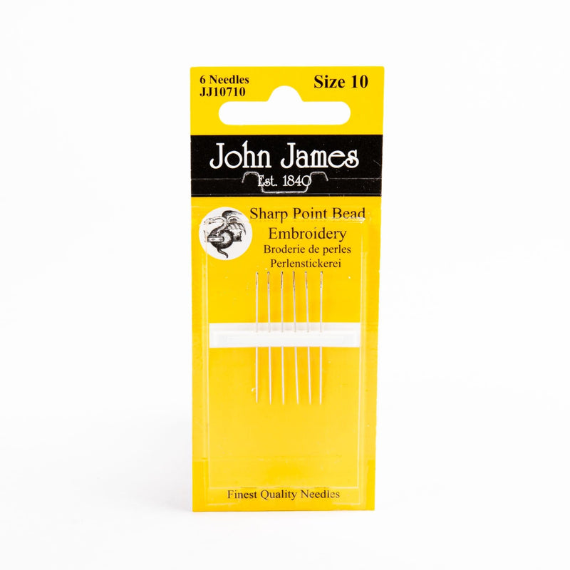 Gold John James Embroidery Hand Needles

Size 10 Short 6/Pkg Needlework Needles