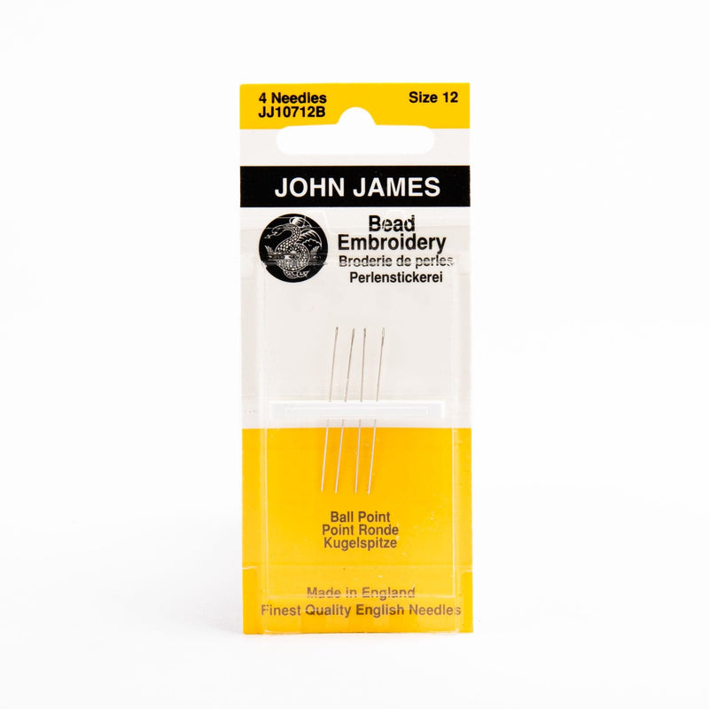 Gold John James Bead Embroidery Hand Needles

Size 12 4/Pkg Needlework Needles