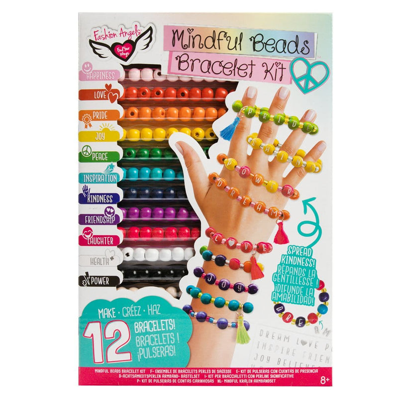 Dark Slate Gray Mindful Beads Bracelet Kit Kids Craft Kits