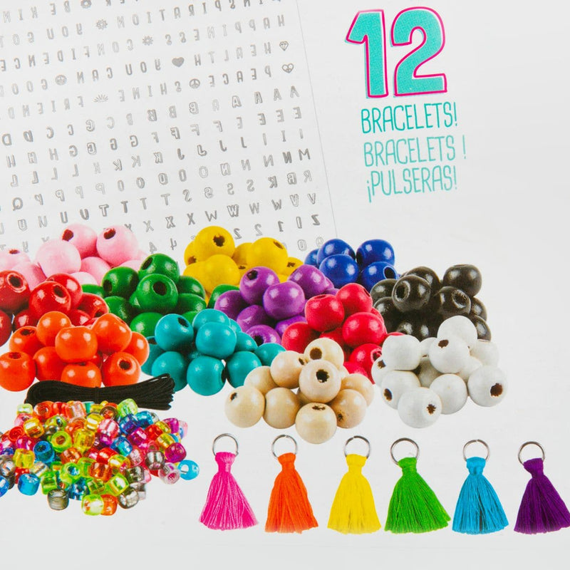 Light Gray Mindful Beads Bracelet Kit Kids Craft Kits