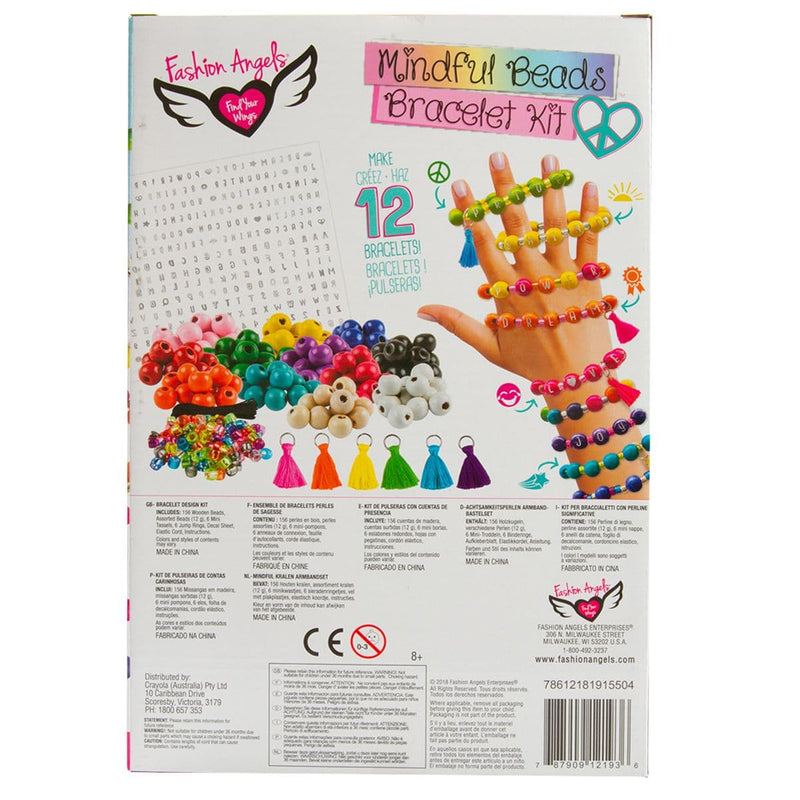 Light Gray Mindful Beads Bracelet Kit Kids Craft Kits