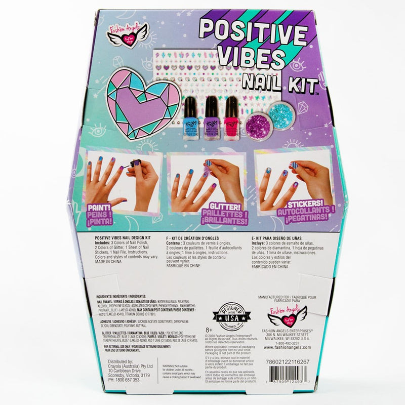 Lavender Positive Vibes Nail Kit Kids Craft Kits