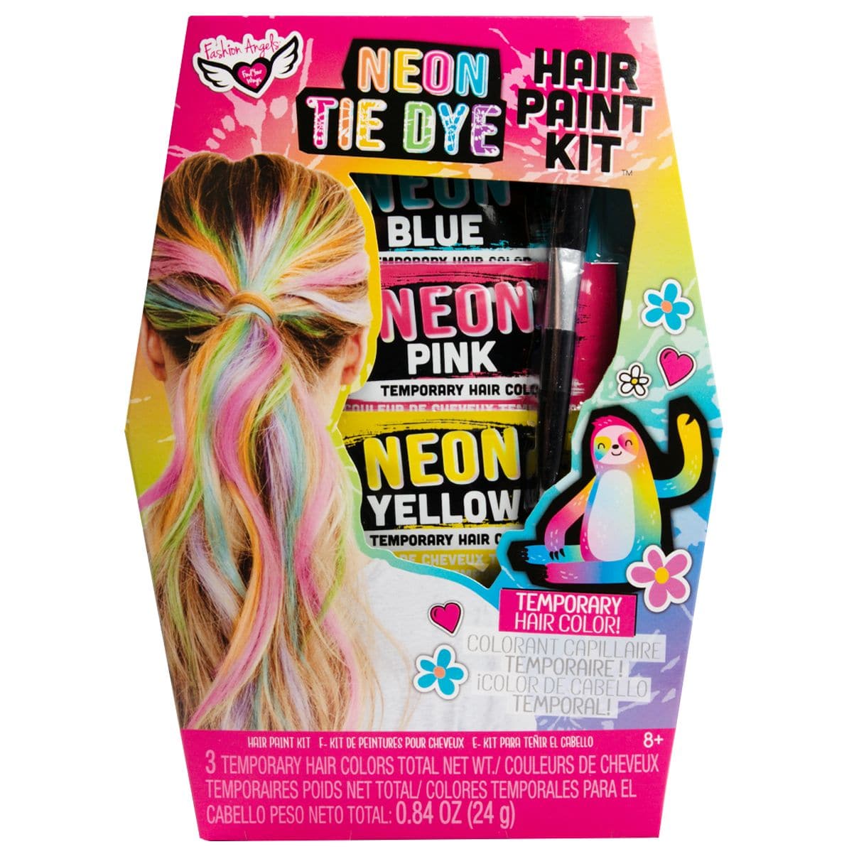 Neon Tie Dye Hair Paint Kit