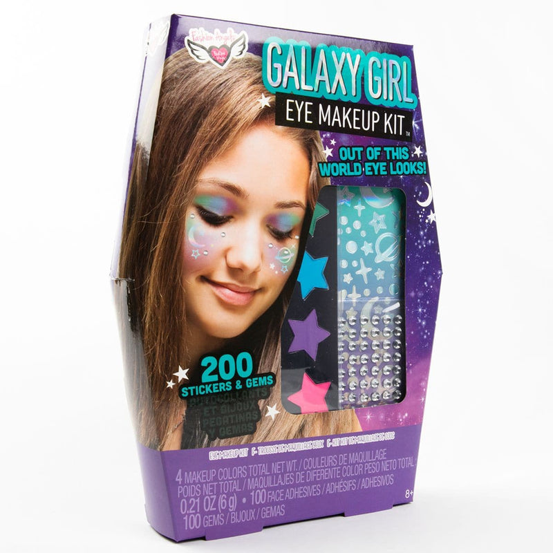 Dark Slate Gray Galaxy Girl Eye Make Up Kit Kids Craft Kits
