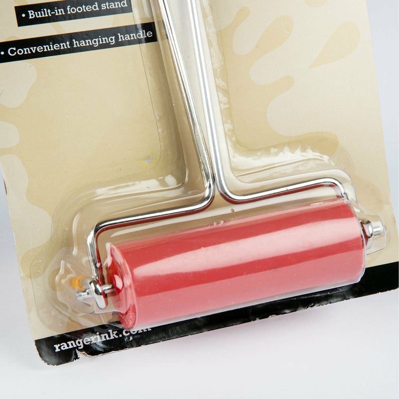 Maroon Ranger Inky Roller Brayer 8.4cm -Medium Block & Lino Printing