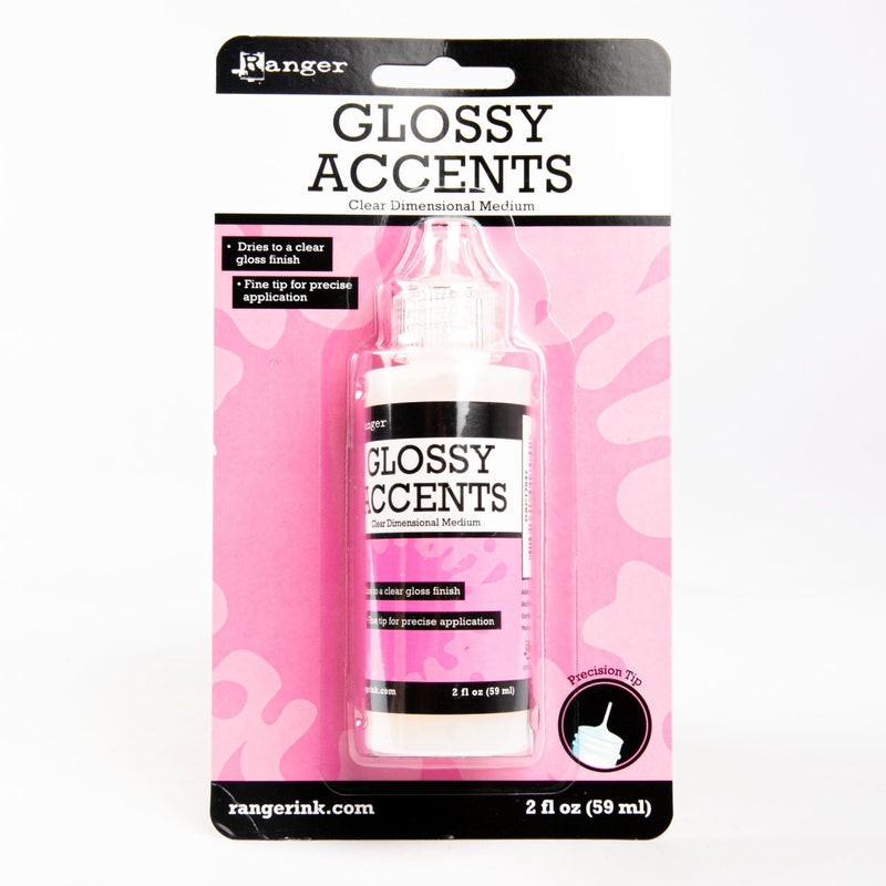 Light Pink Ranger Inkssentials Glossy Accents 57ml-Clear Acrylic Paints