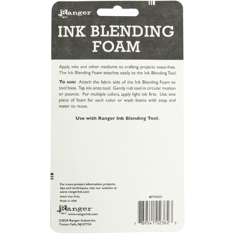 White Smoke Ink Blending Foam 10/Pkg Stamp Pads