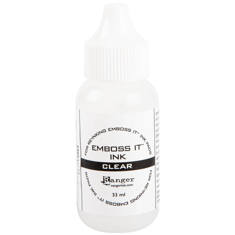 White Smoke Ranger Emboss-It 29ml Reinker-Clear Embossing Supplies