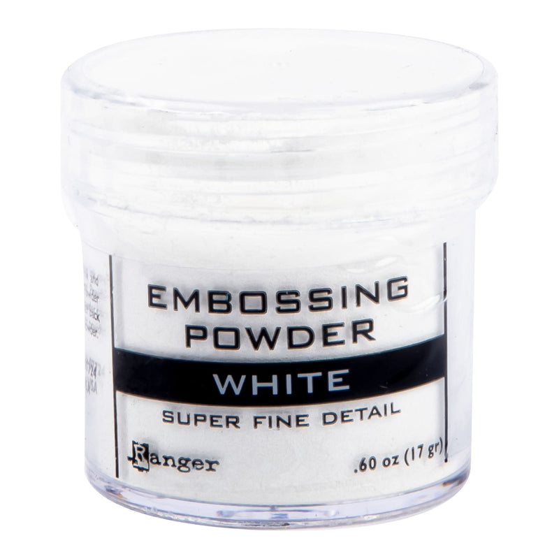 Black Ranger Embossing Powder-Super Fine White Embossing Supplies