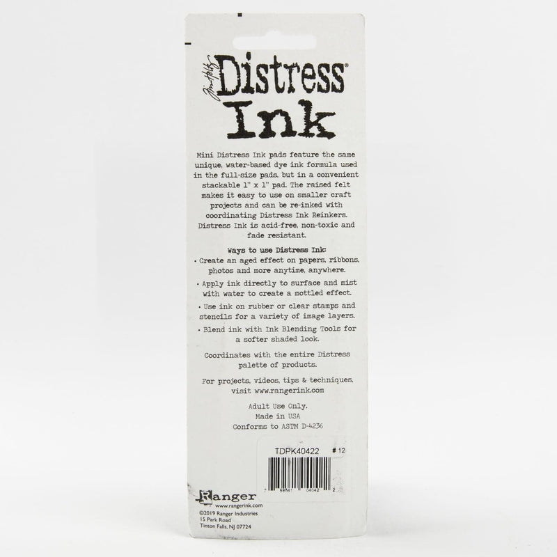 Beige Tim Holtz Distress Mini Ink Pads 4/Pkg

Kit 12 Stamp Pads