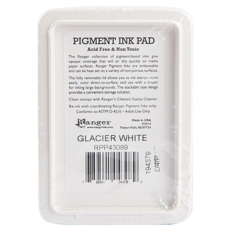 Lavender Ranger Pigment Ink Pad-Glacier White Stamp Pads