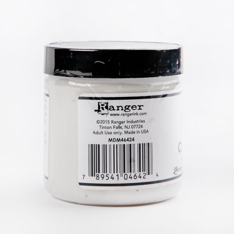 Gray Dina Wakley Media Gesso 4oz Jar-Clear Acrylic Paints