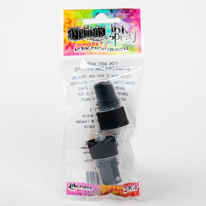 Black Dylusions Replacement Sprayers 2/Pkg Inks