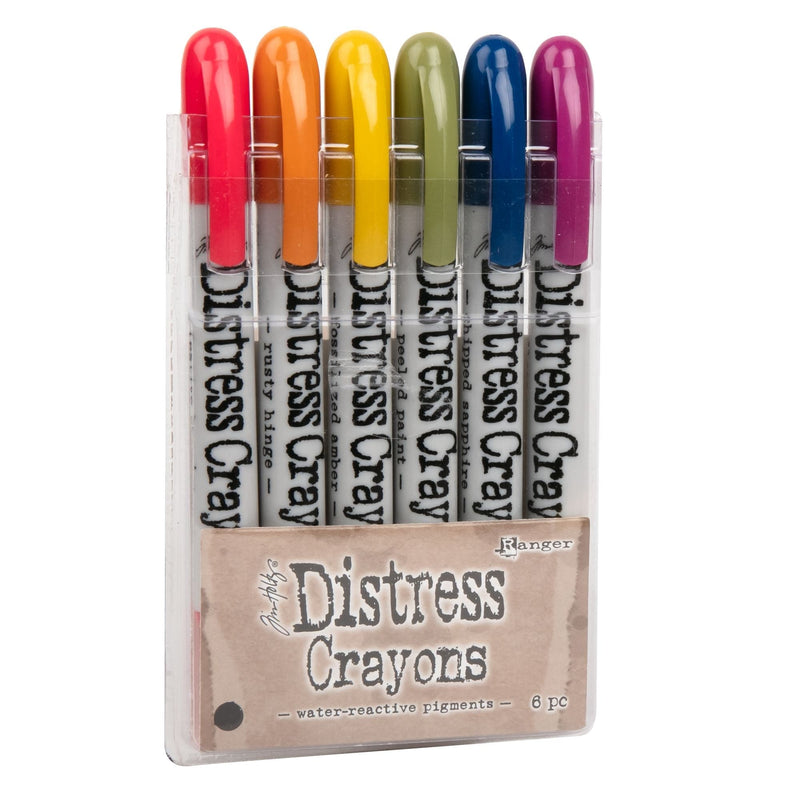 Dark Gray Tim Holtz Distress Crayon Set