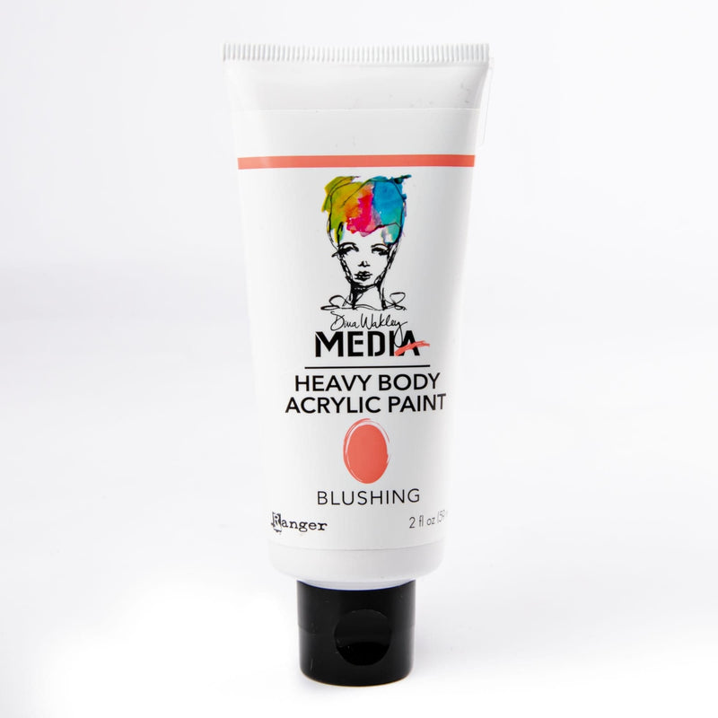 Light Gray Dina Wakley Media Heavy Body Acrylic Paint 57ml-Blushing Acrylic Paints