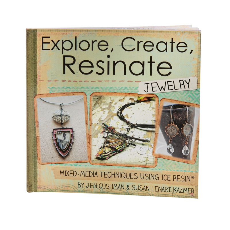 Tan Ice Resin Mixed Media Technique Book - Explore, Create, Resinate Jewellery Resin Accessories