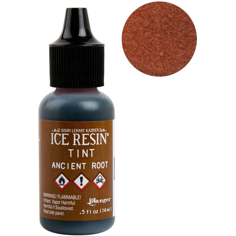 Saddle Brown Ice Resin Tints 14ml - Ancient Root Resin Dyes Pigments and Colours