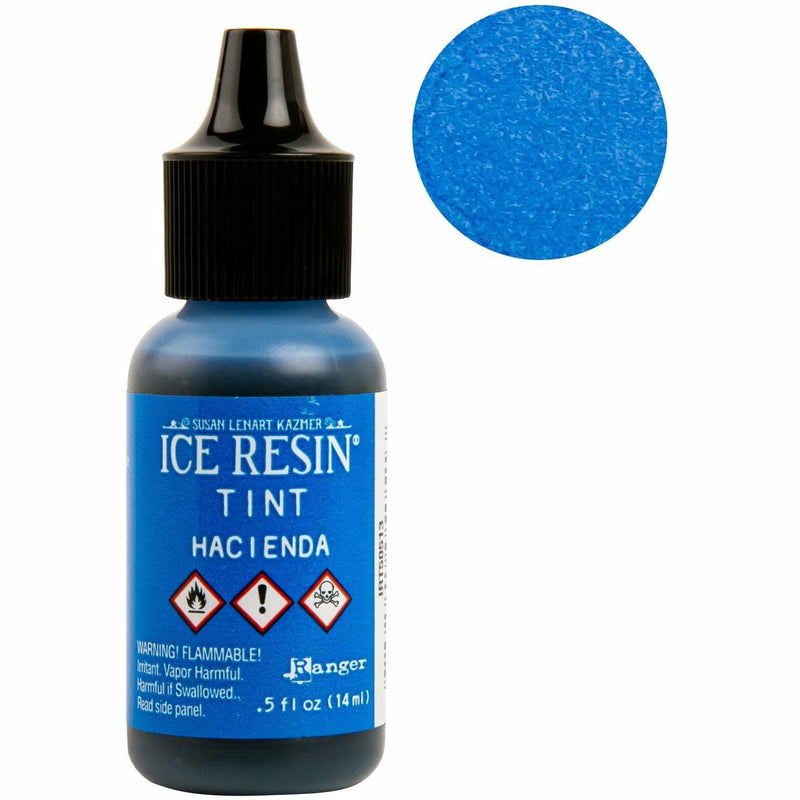 Dark Cyan Ice Resin Tints 14ml - Hacienda Resin Dyes Pigments and Colours