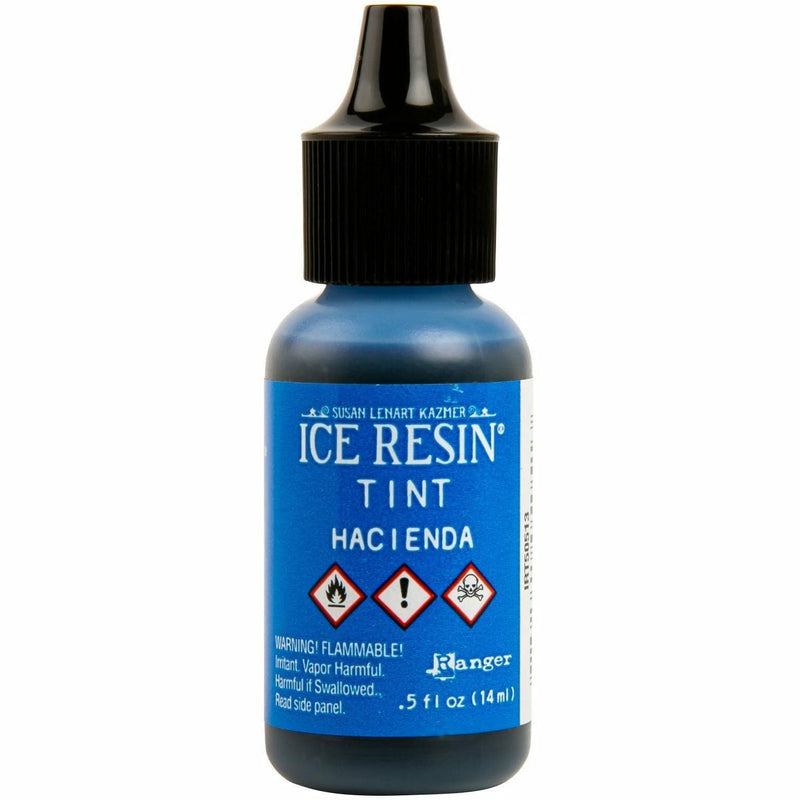 Dark Cyan Ice Resin Tints 14ml - Hacienda Resin Dyes Pigments and Colours