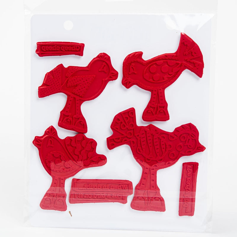 Firebrick Dyan Reaveley's Dylusions Cling Stamp Collections 21x17.5cm - Put a Bird On It Stamp Pads