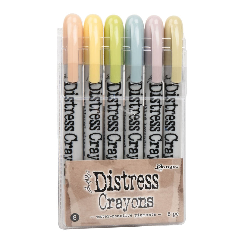 Dark Gray Tim Holtz Distress Crayon Set