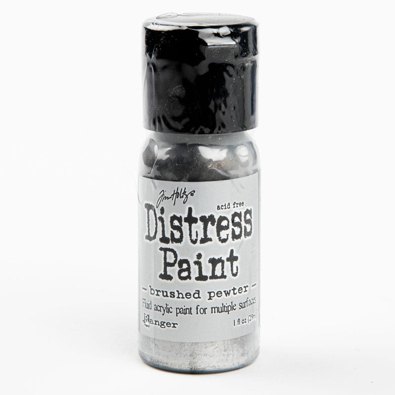 Gray Tim Holtz Distress Paint Flip Top 29ml

Brushed Pewter Acrylic Paints