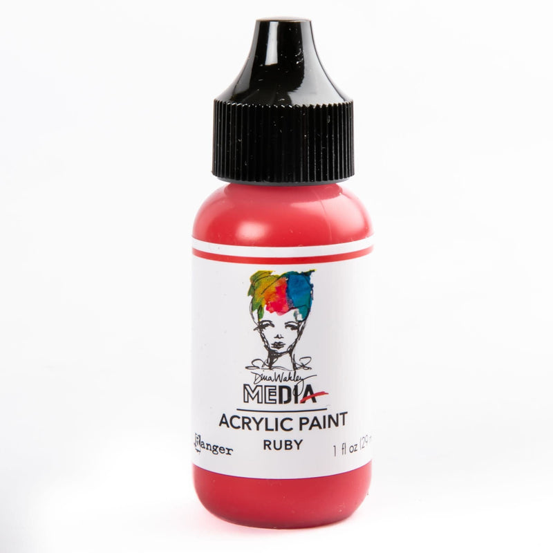 Tomato Dina Wakley Media Acrylic Paint 29ml-Ruby Acrylic Paints