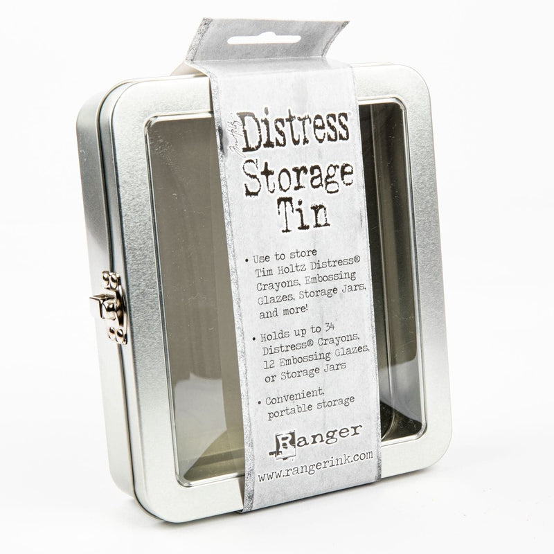 Dim Gray Tim Holtz Distress Crayon Tin - Empty Painting Accessories