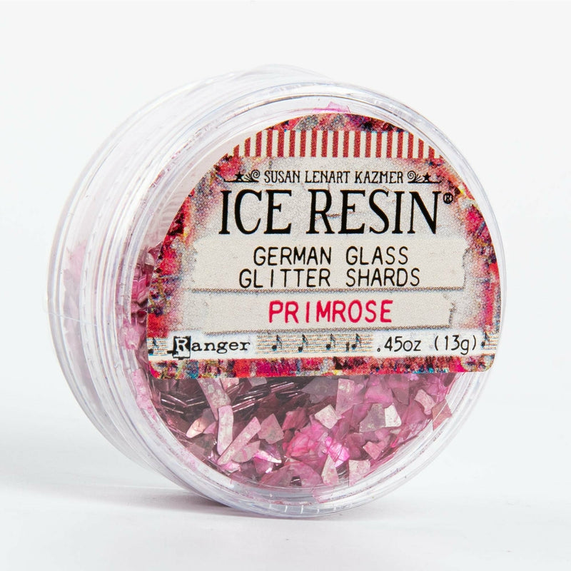 Rosy Brown Ice Resin Glass Glitter Shards - 13 grams - Primrose Resin Mix Ins