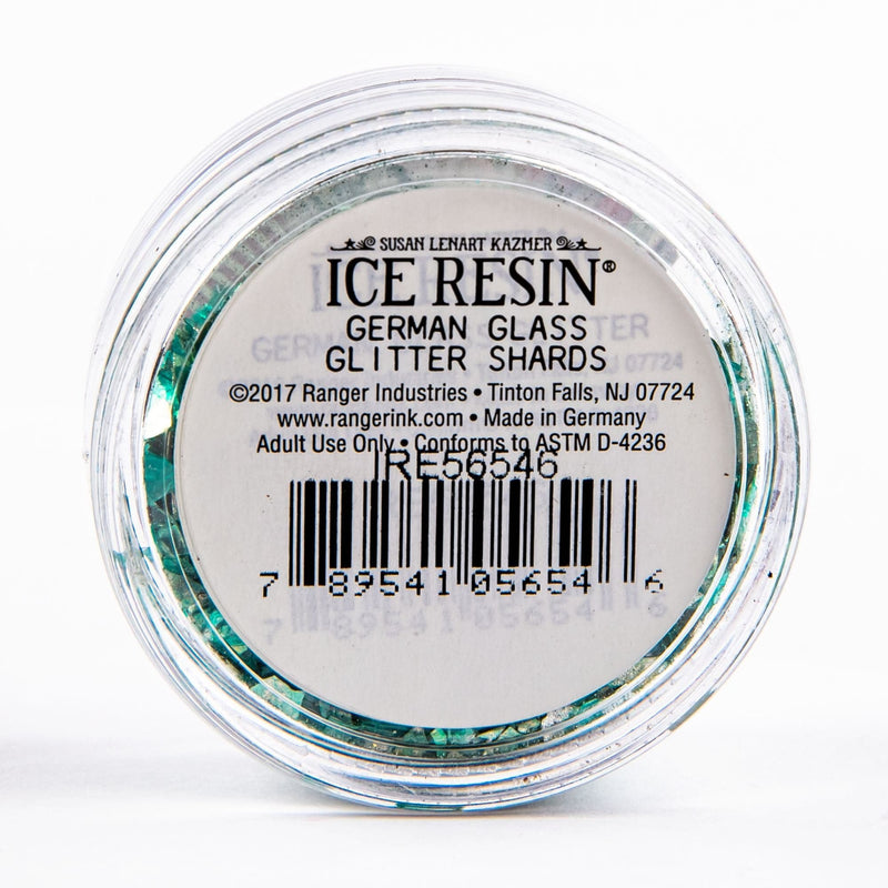 Light Gray Ice Resin Glass Glitter Shards - Wintergreen - 13 grams Resin Mix Ins