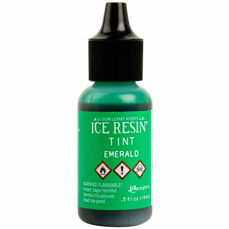 Sea Green Ice Resin Tints 14ml - Emerald Resin Dyes Pigments and Colours