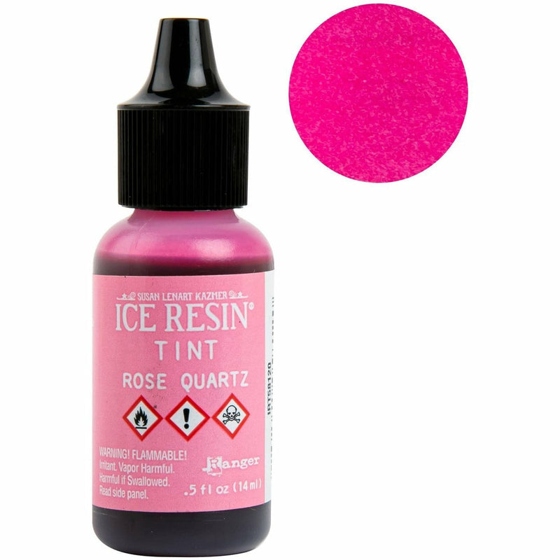 Light Pink Ice Resin Tints 14ml - Rose Quartz Resin Dyes Pigments and Colours